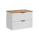 Meuble sous-vasque 80cm plan de toilette Adriel Blanc