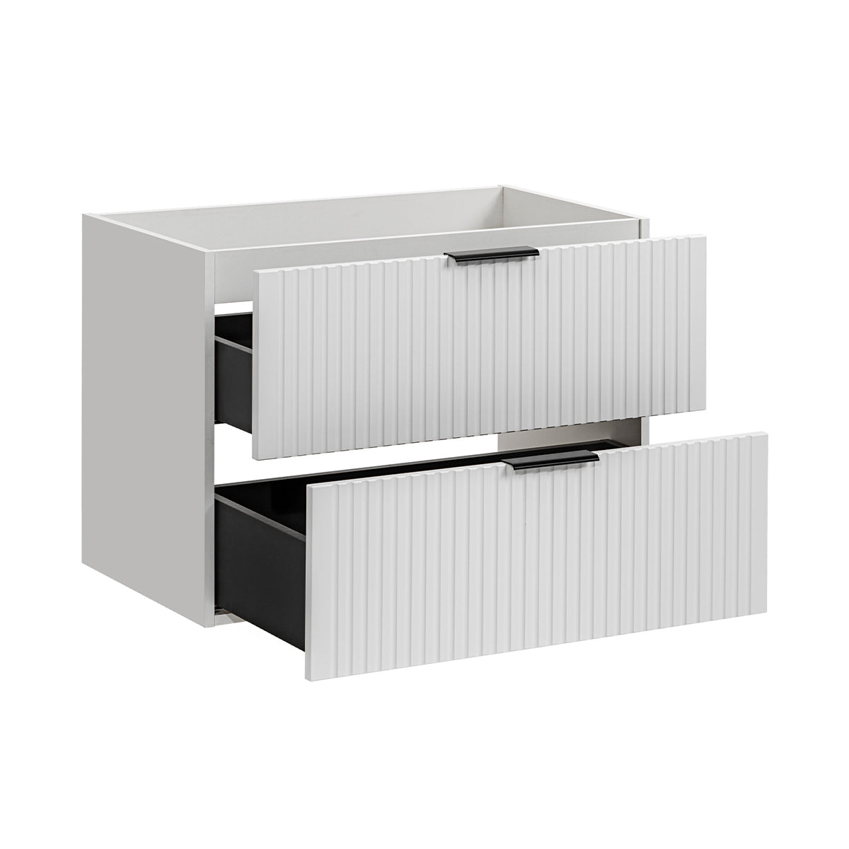 Meuble sous-vasque 80cm Adriel Blanc - vue 2