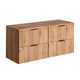 Meuble sous-vasque 120cm plan de toilette Adriel Bois