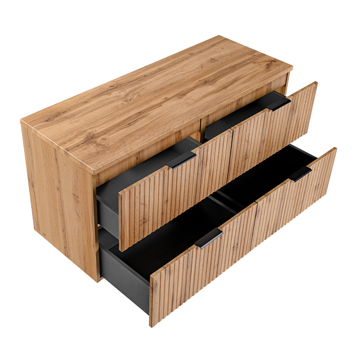 Meuble sous-vasque 120cm plan de toilette Adriel Bois - vue 4