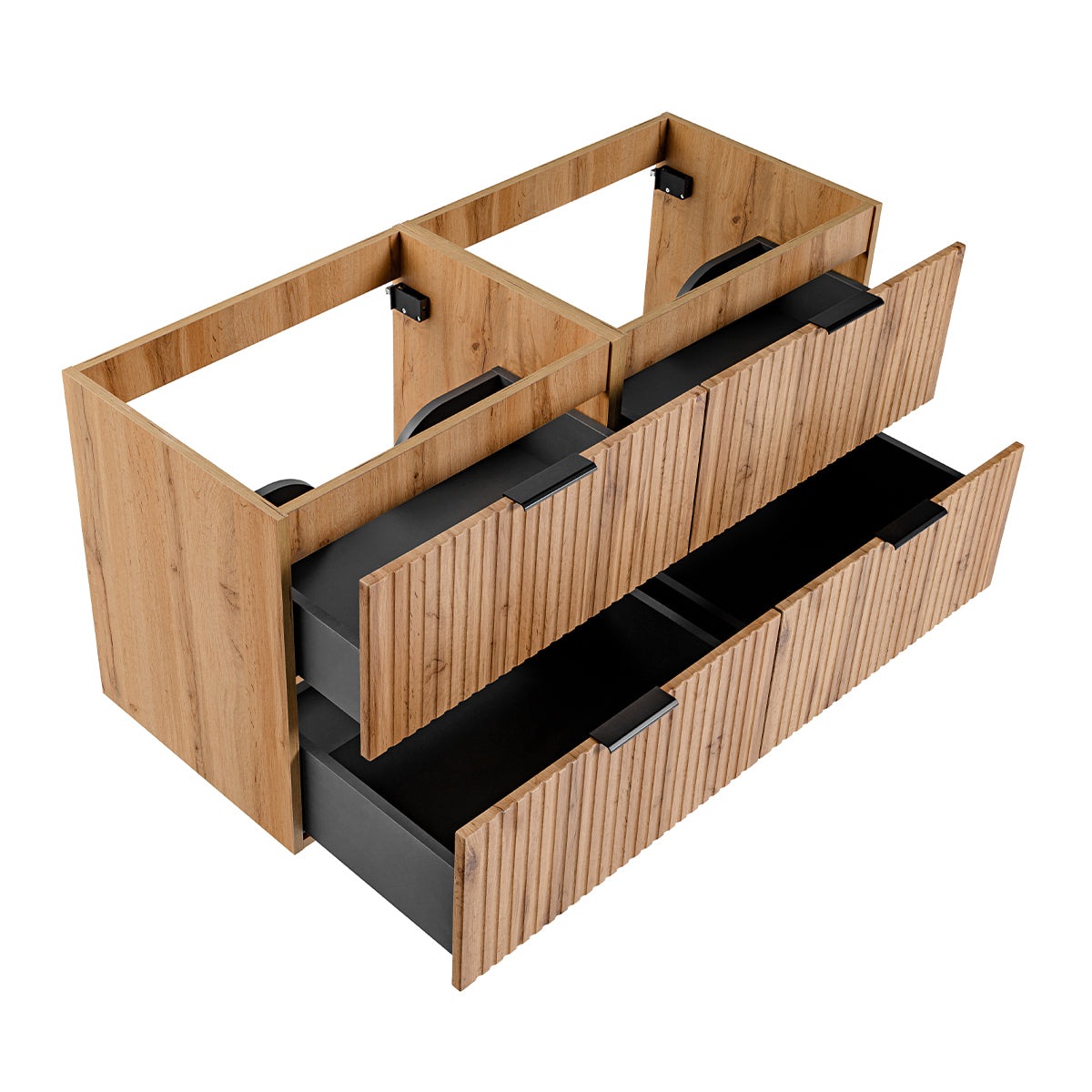Meuble sous-vasque 120cm Adriel Bois - vue 4