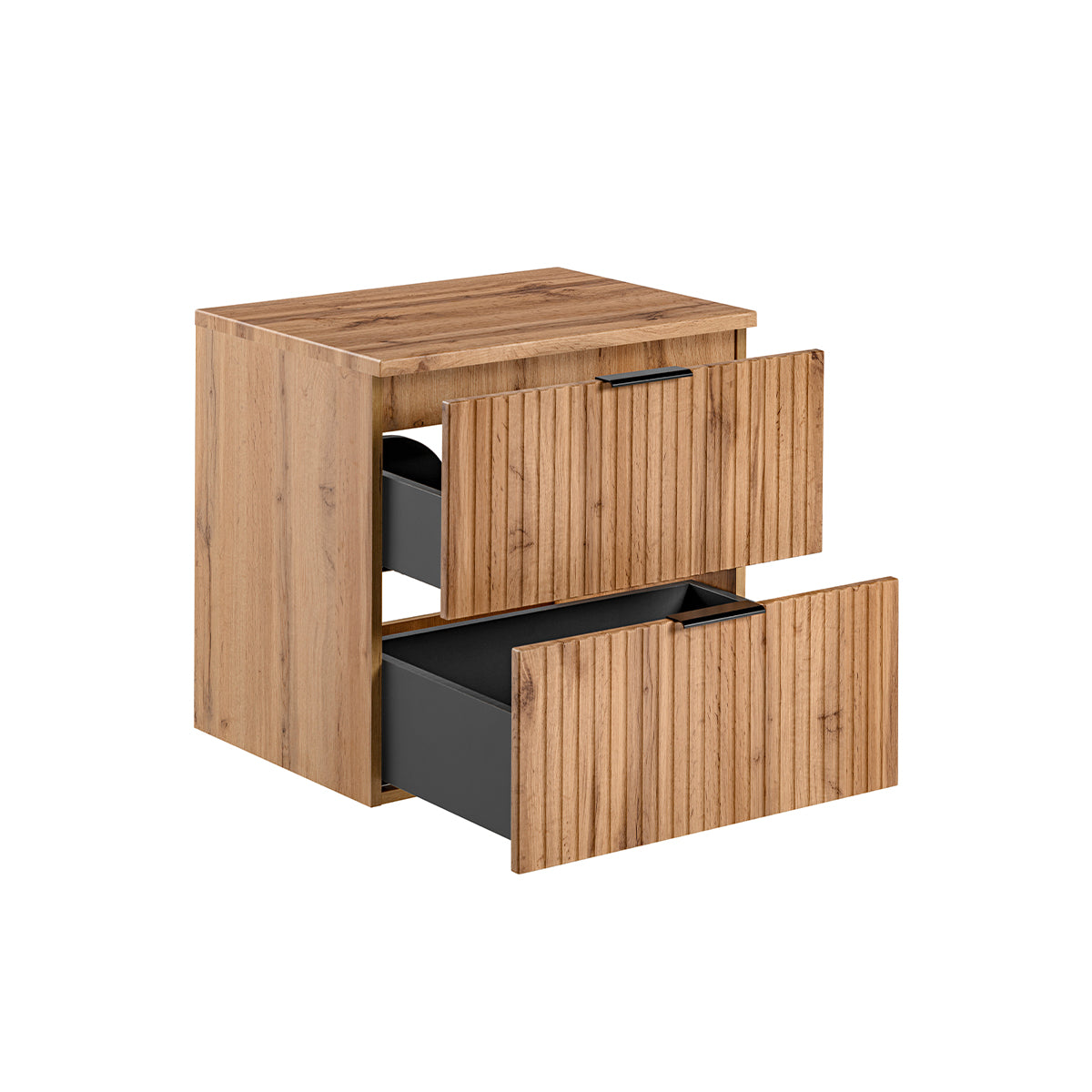 Meuble sous-vasque 60cm plan de toilette Adriel Bois - vue 2