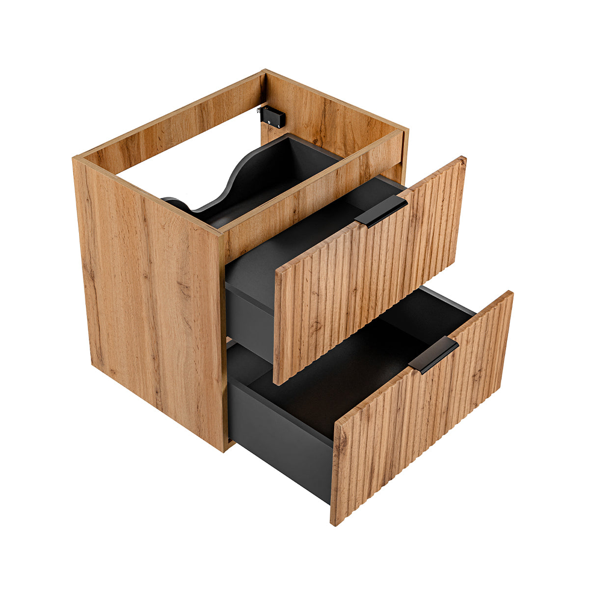 Meuble sous-vasque 60cm Adriel Bois - vue 4