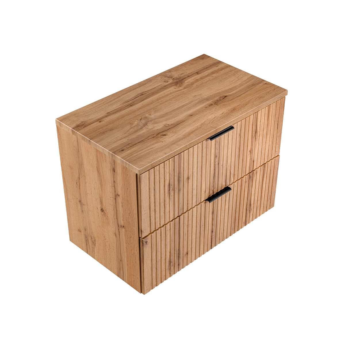 Meuble sous-vasque 80cm plan de toilette Adriel Bois - vue 3