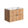 Meuble simple vasque encastrée 80cm Adriel Bois