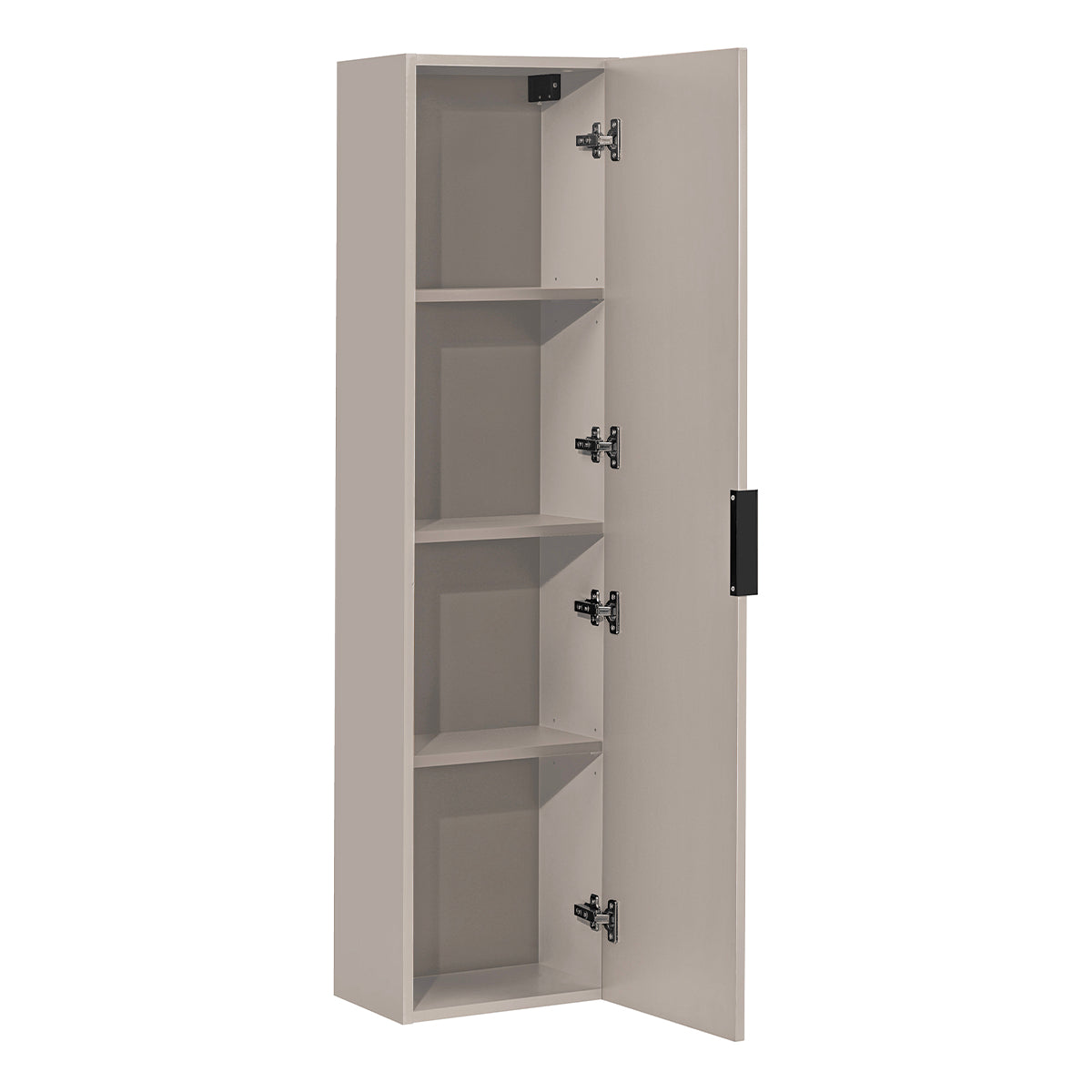 Ensemble meuble double vasque encastrée 120cm et colonne Adriel Cachemire - vue 5