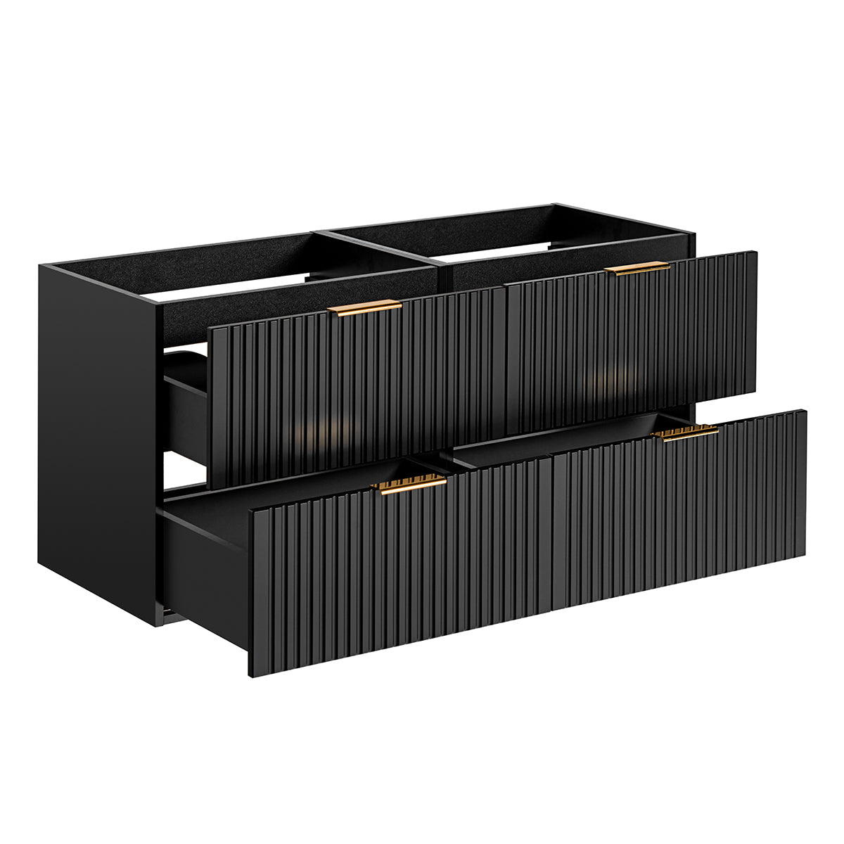 Meuble sous-vasque 120cm Adriel Noir - vue 2