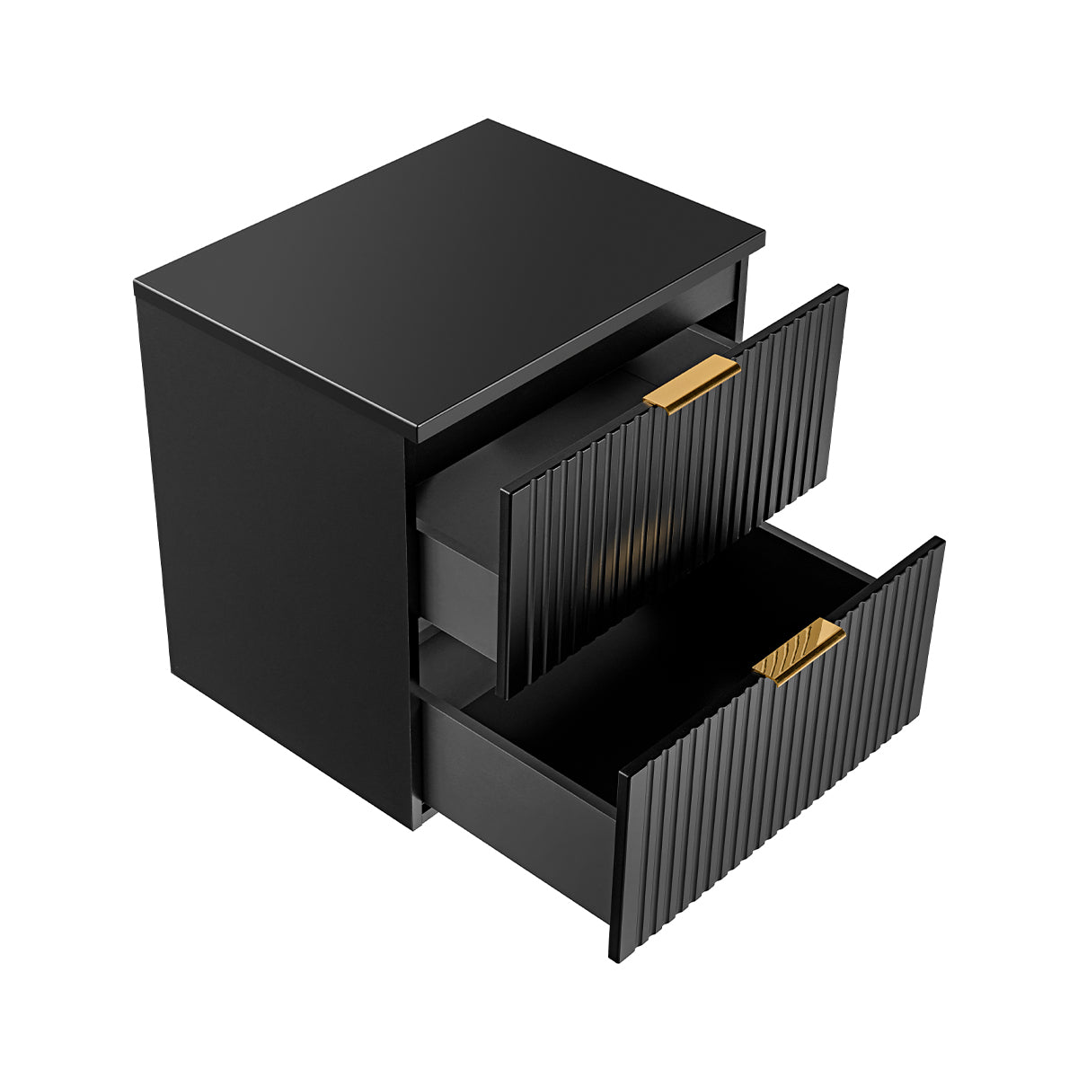 Meuble sous-vasque 60cm plan de toilette Adriel Noir - vue 4