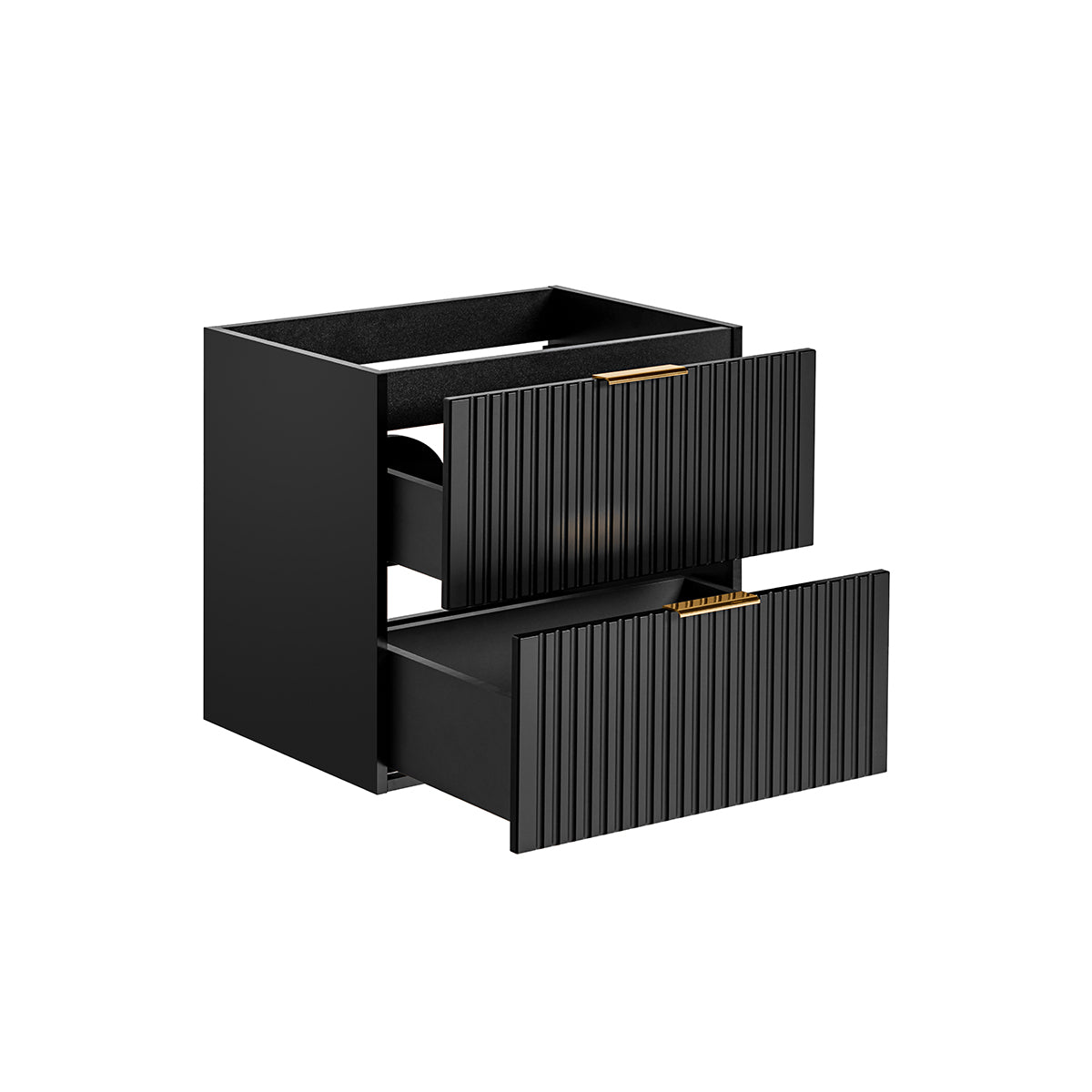 Meuble sous-vasque 60cm Adriel Noir - vue 2