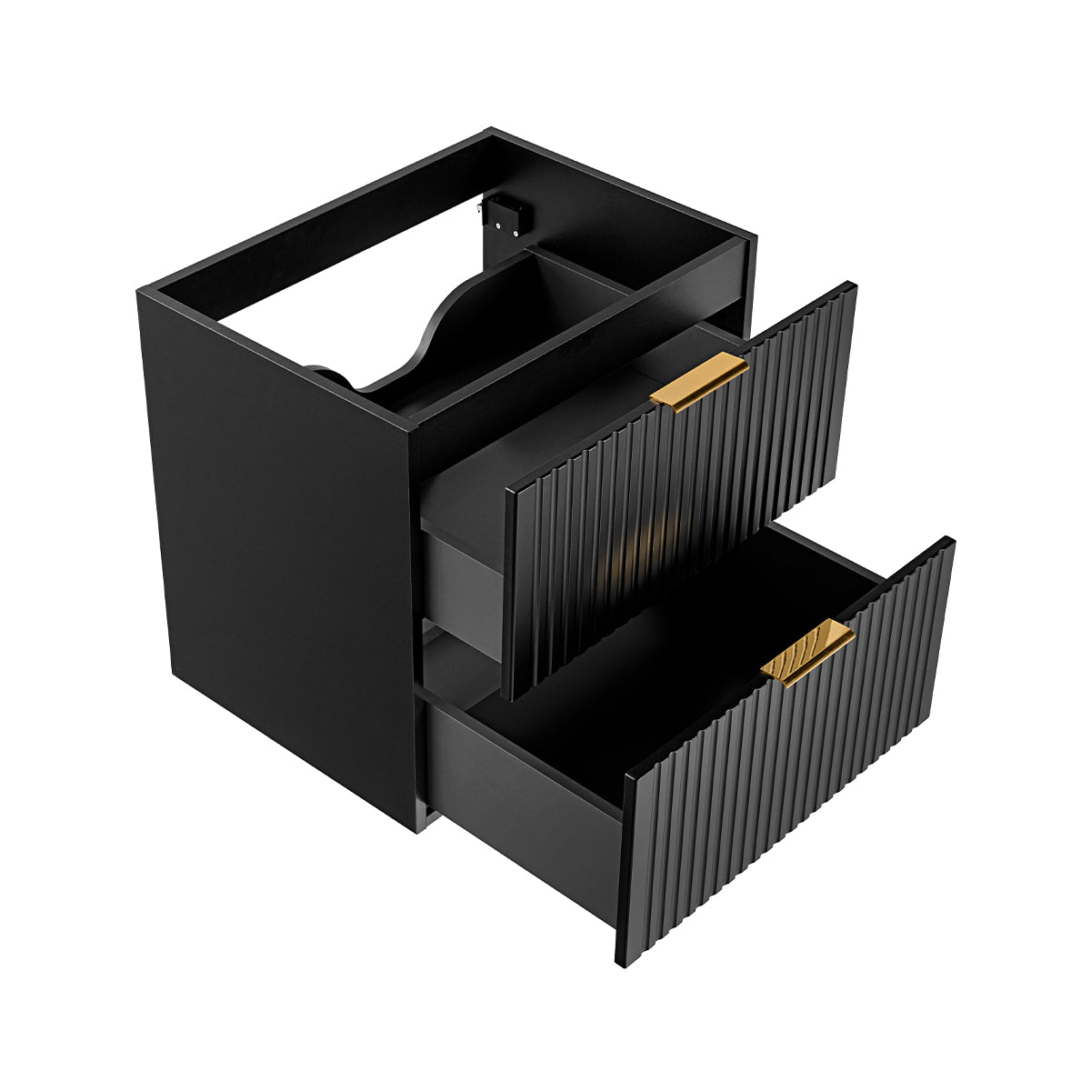 Meuble sous-vasque 60cm Adriel Noir - vue 4