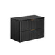 Meuble sous-vasque 80cm plan de toilette Adriel Noir