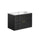 Meuble simple vasque encastrée 80cm Adriel Noir