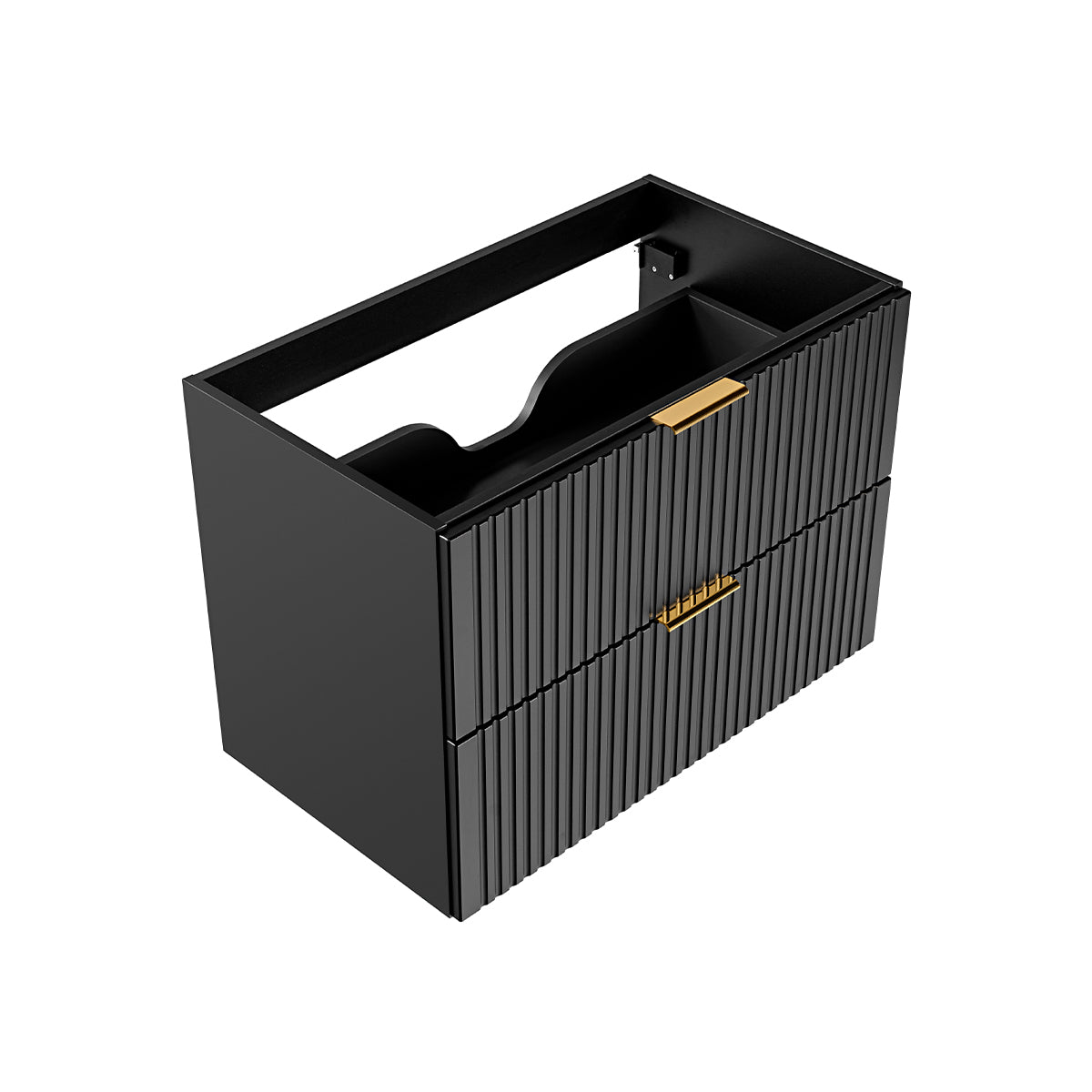 Meuble sous-vasque 80cm Adriel Noir - vue 3