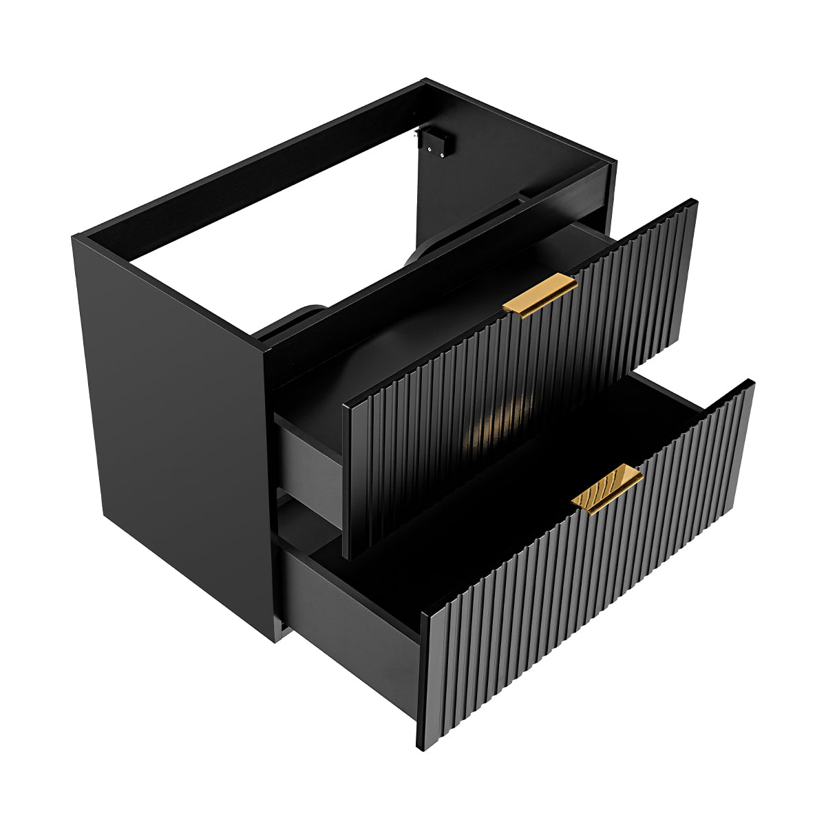 Meuble sous-vasque 80cm Adriel Noir - vue 4