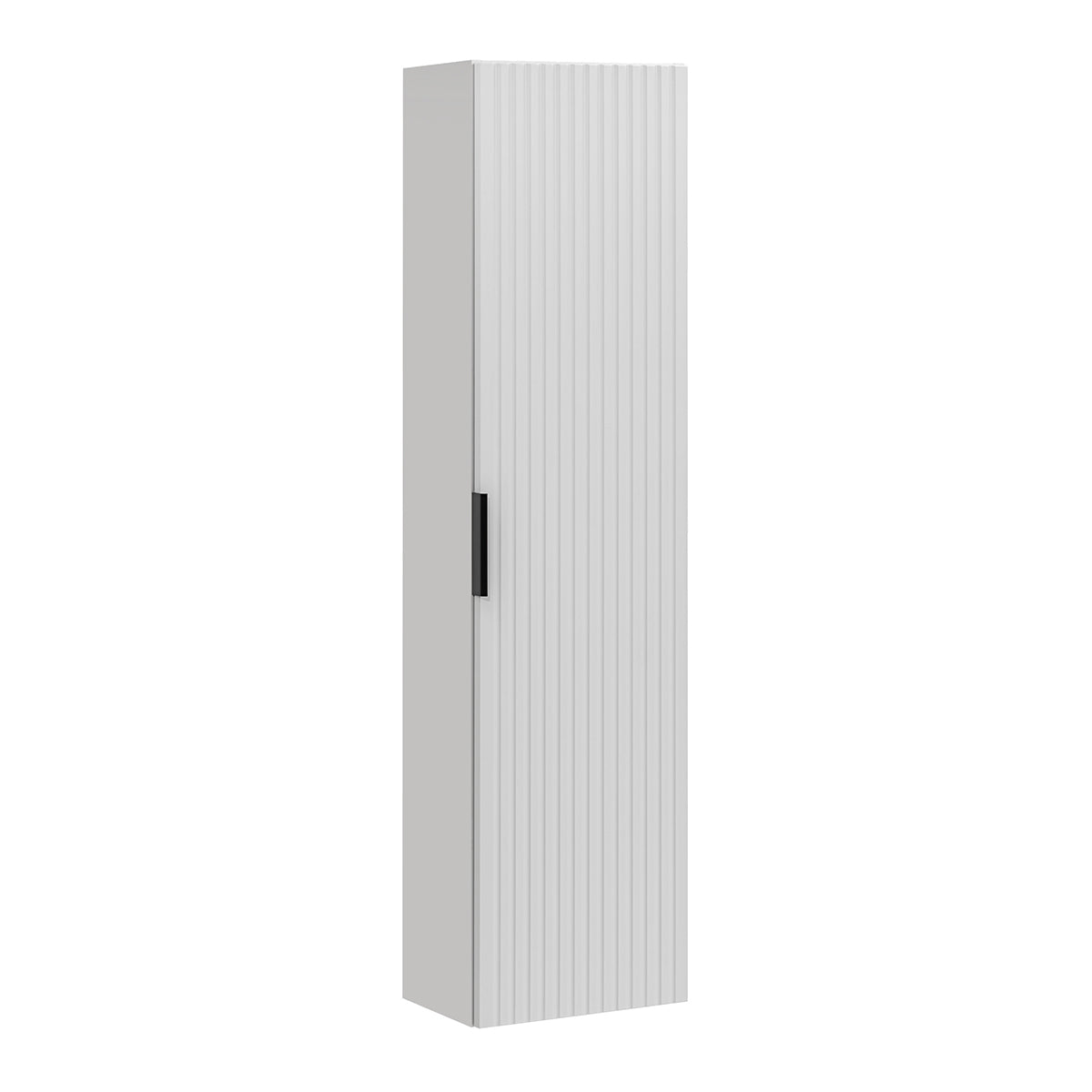 Ensemble meuble simple vasque encastrée 80cm et colonne Adriel Blanc - vue 5