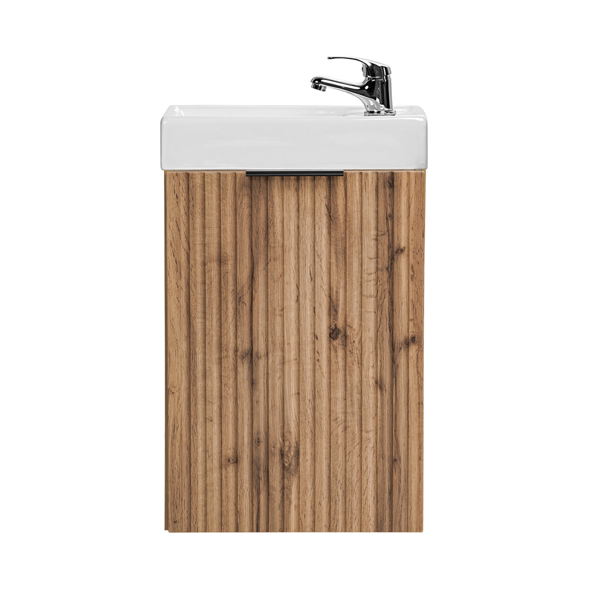 Meuble lave-mains 40cm 1 porte Adriel Bois - vue 3