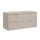 Meuble sous-vasque 120cm plan de toilette Adriel Cachemire