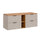 Meuble sous-vasque 140cm 2 niches Adriel Cachemire et Bois