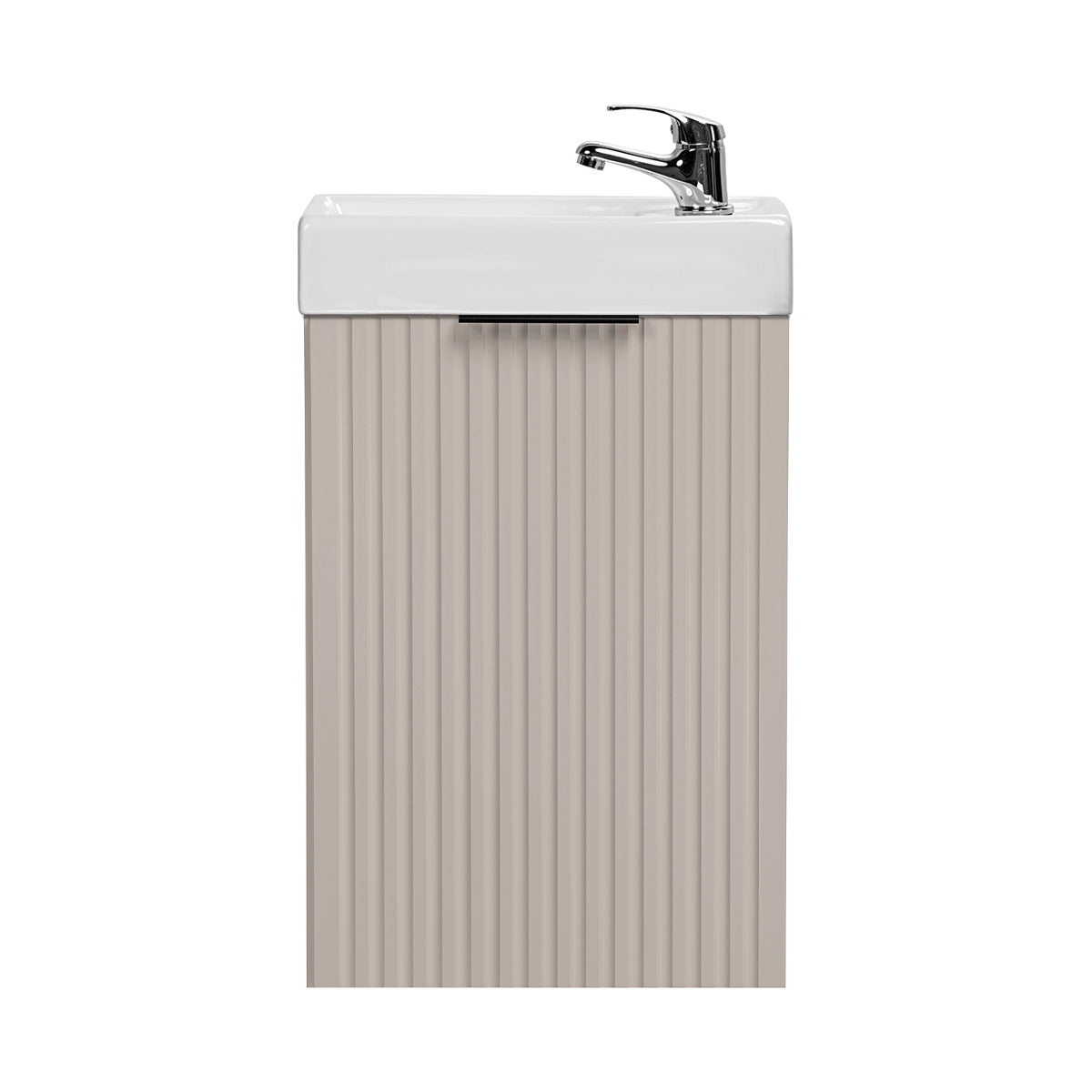 Meuble lave-mains 40cm 1 porte Adriel Cachemire - vue 3