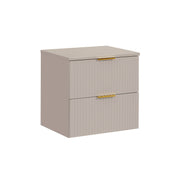 Meuble sous-vasque 60cm plan de toilette Adriel Cachemire