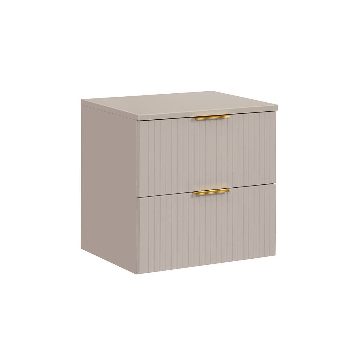 Meuble sous-vasque 60cm plan de toilette Adriel Cachemire