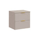 Meuble sous-vasque 60cm plan de toilette Adriel Cachemire