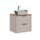Meuble simple vasque effet pierre 60cm Adriel Cachemire et Bois