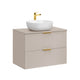 Meuble simple vasque 80cm Adriel Cachemire