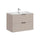 Meuble simple vasque encastrée 80cm Adriel Cachemire