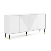 Buffet 4 portes Aglaé Blanc