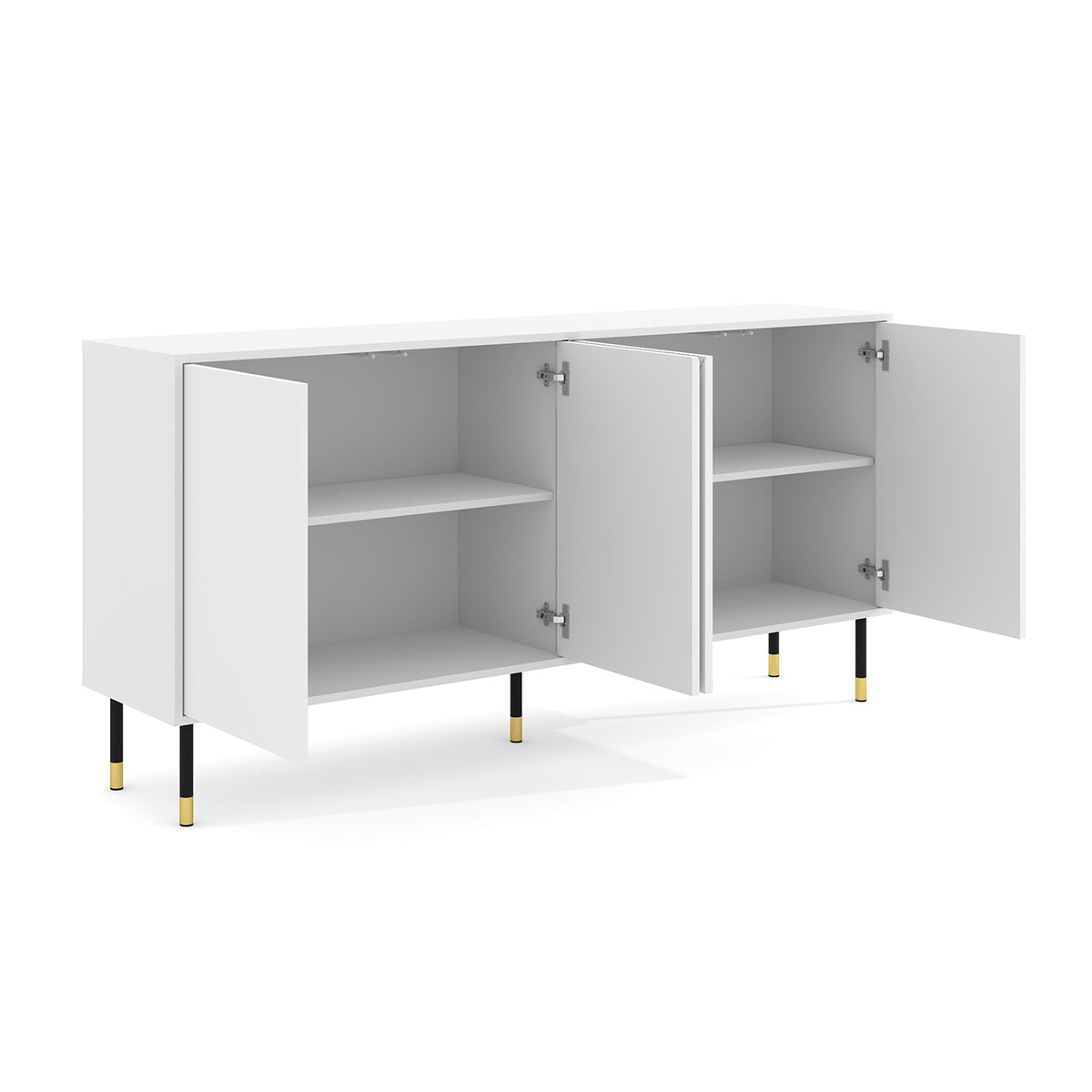 Buffet 4 portes Aglaé Blanc - vue 2