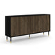 Buffet 4 portes Aglaé Bois et Noir