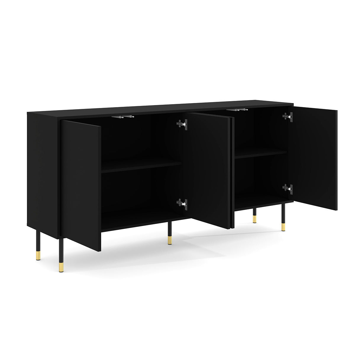 Buffet 4 portes Aglaé Noir - vue 2