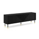 Meuble TV 4 portes 180 cm Aglaé Noir