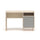 Bureau 1 porte Alycia Beige et Gris