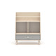 Petite bibliothèque 1 tiroir Alycia Beige et Gris