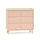 Commode 3 tiroirs Alycia Beige et Rose