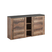 Buffet 2 portes Amaury Bois foncé