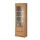 Vitrine 1 porte avec LED Amaury Bois