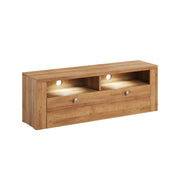 Meuble TV 1 porte 140 cm Amaury Bois