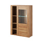 Vaisselier 1 porte avec LED Amaury Bois
