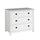 Commode 3 tiroirs Vipack Amori - Blanc