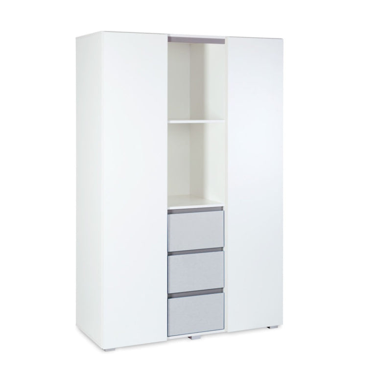 Armoire 3 portes LittleSky by Klups Dalia - Blanc