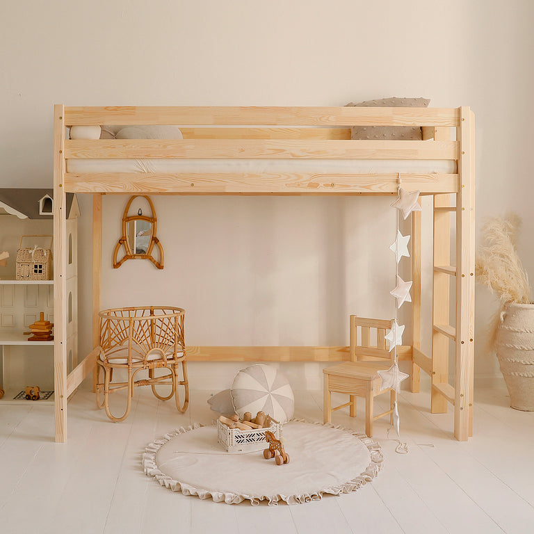Lit mi-hauteur 90x190 sommier inclus Anaëlle Bois - vue 3