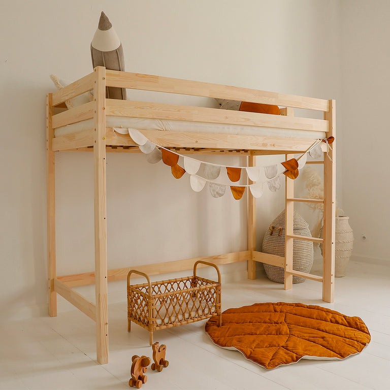 Lit mi-hauteur 90x200 sommier inclus Anaëlle Bois - vue 4