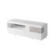 Meuble TV 1 porte 2 tiroirs 160 cm Andrea Blanc et Béton