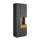 Vitrine 2 portes ouverture droite Andrea Gris anthracite et Bois