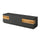 Meuble TV 6 tiroirs 206 cm Andrea Gris anthracite et Bois