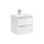 Meuble simple vasque encastrée 60cm April Blanc
