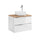 Meuble simple vasque 80cm April Blanc et Bois
